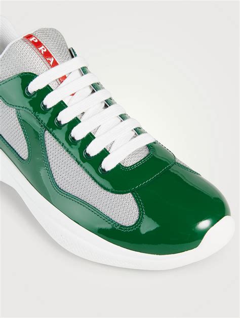 men's green prada shoes|prada america cup green.